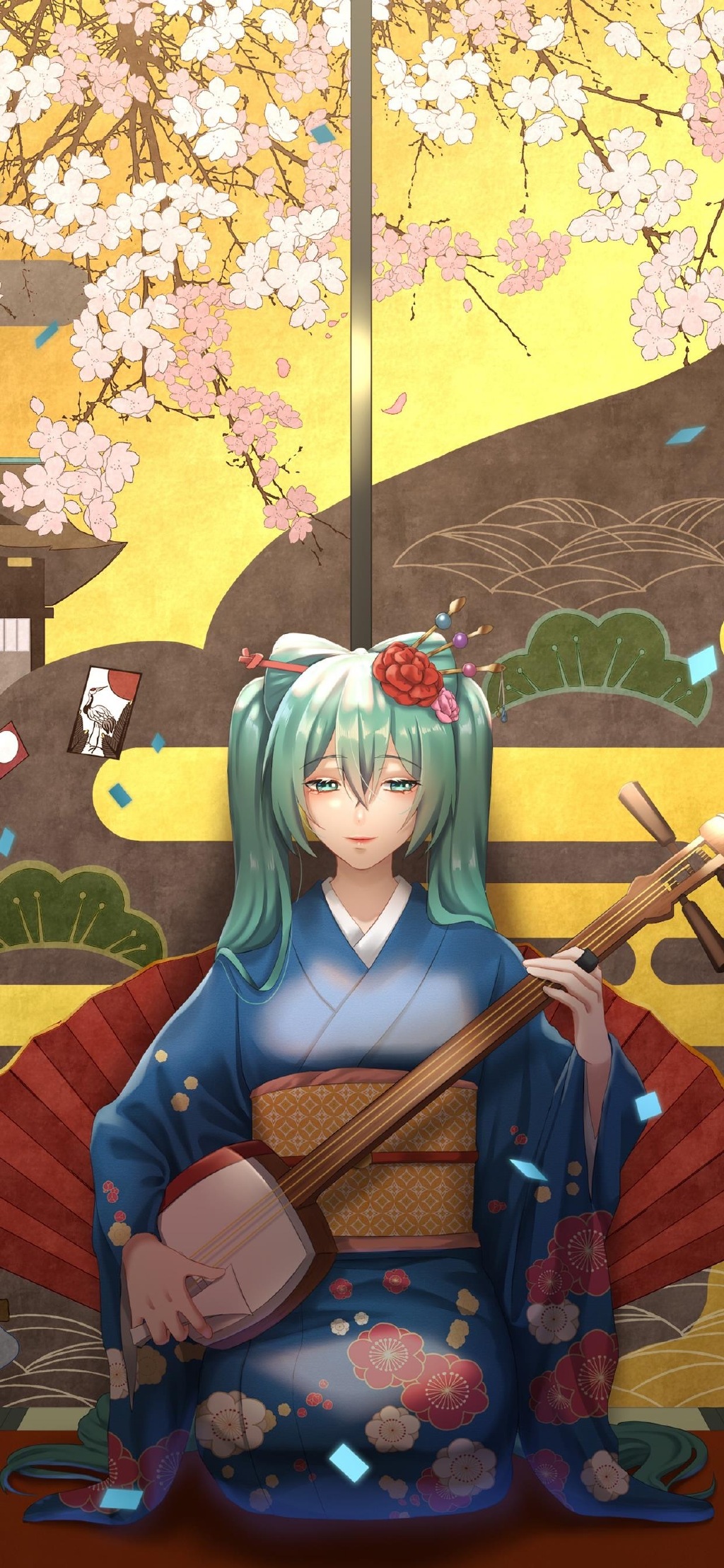 初音未来唯美插画图片  第4张