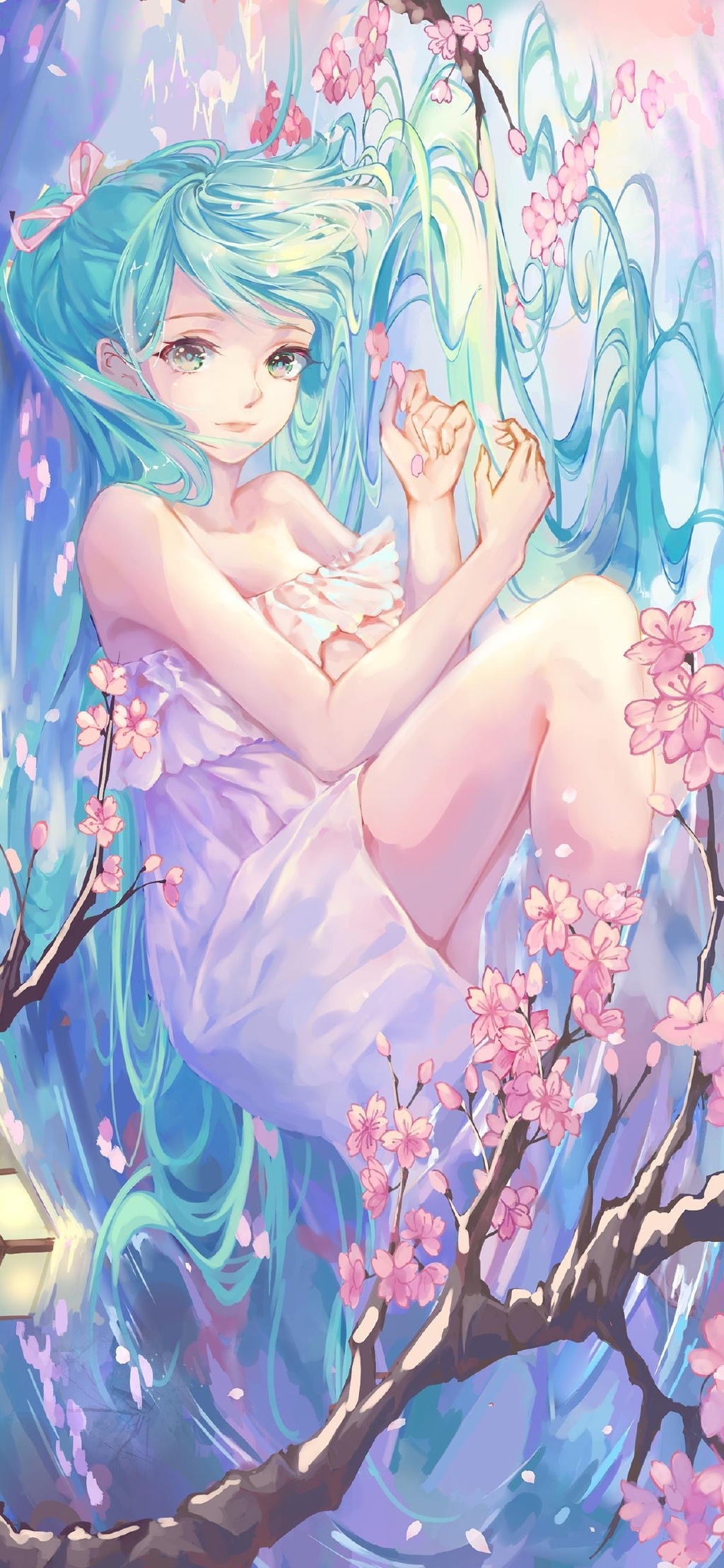 初音未来唯美插画图片  第3张