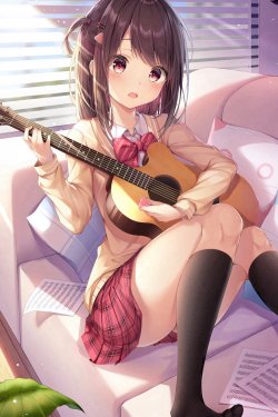 动漫美女精美插画