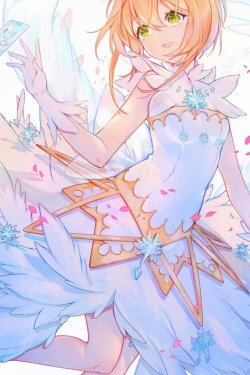 二次元动漫女生插画