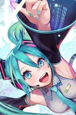 初音未来唯美插画图片